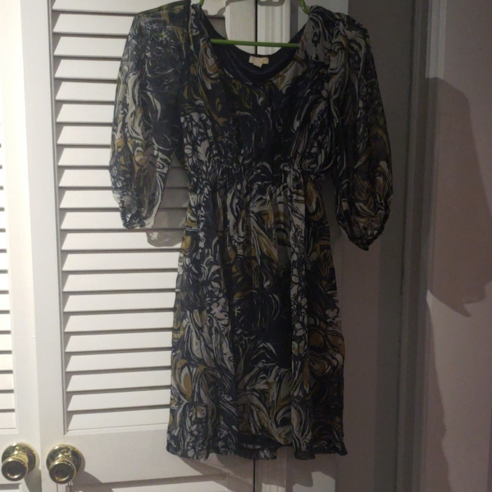 3/4 sleeve hip dress